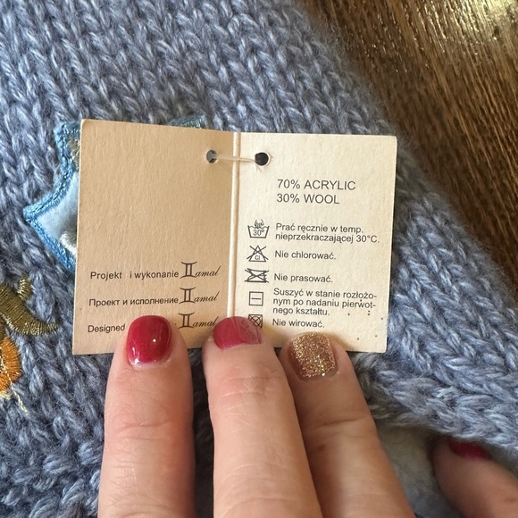 Baby Knit Wool Blend Fleece Lined Winter Hat & Scarf Set - Picture 5 of 5